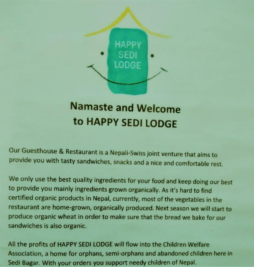 Happy Sedi Lodge 포카라 외부 사진